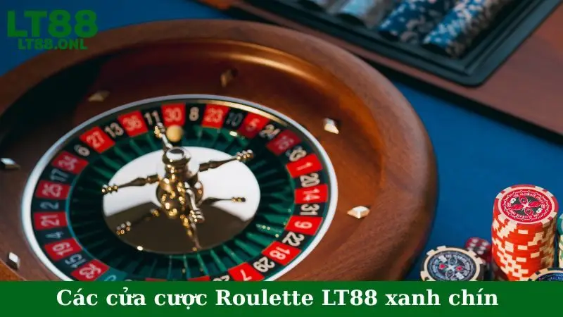 Các cửa cược Roulette LT88 xanh chín