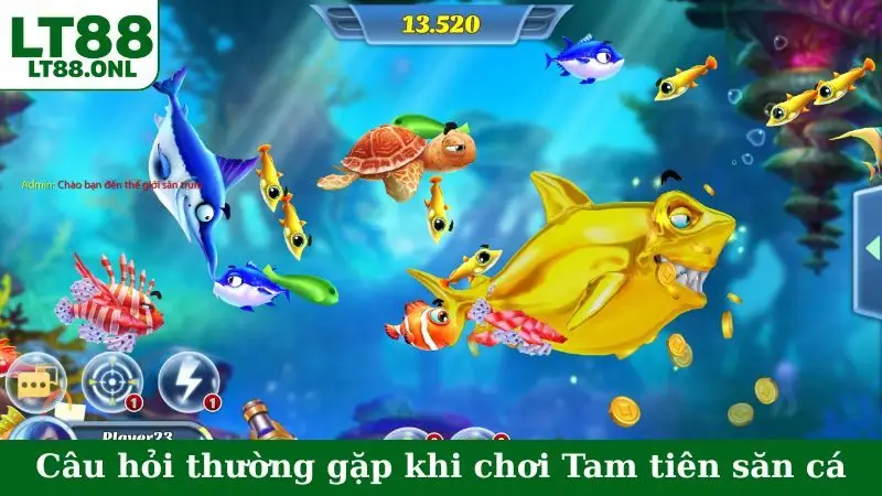 Câu hỏi thường gặp nhất khi chơi Tam tiên săn cá