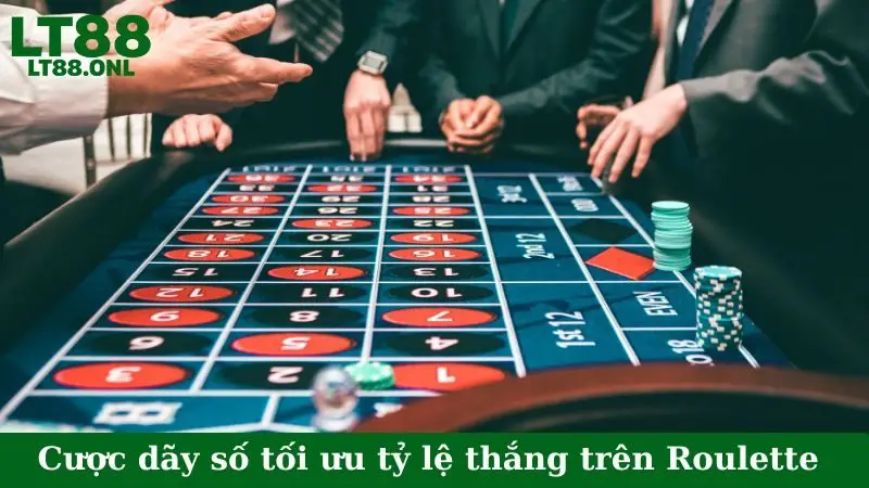 Cược dãy số tối ưu tỷ lệ thắng trên Roulette