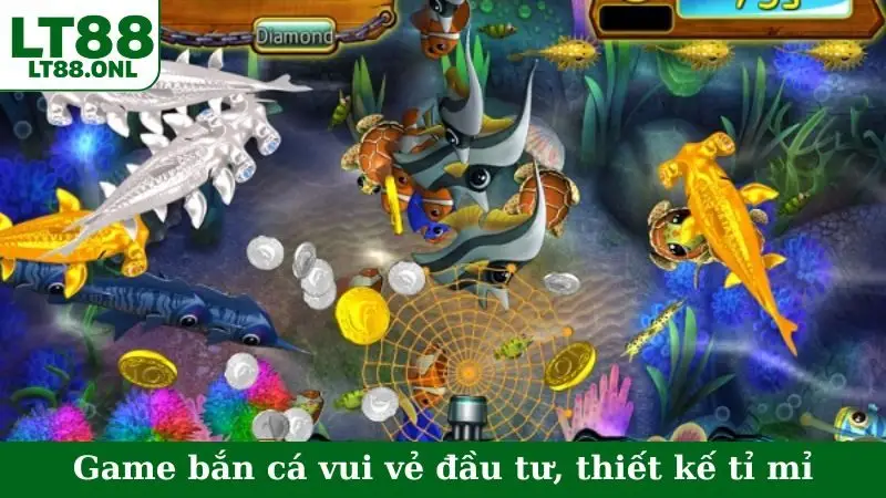 Game bắn cá vui vẻ đầu tư, thiết kế tỉ mỉ