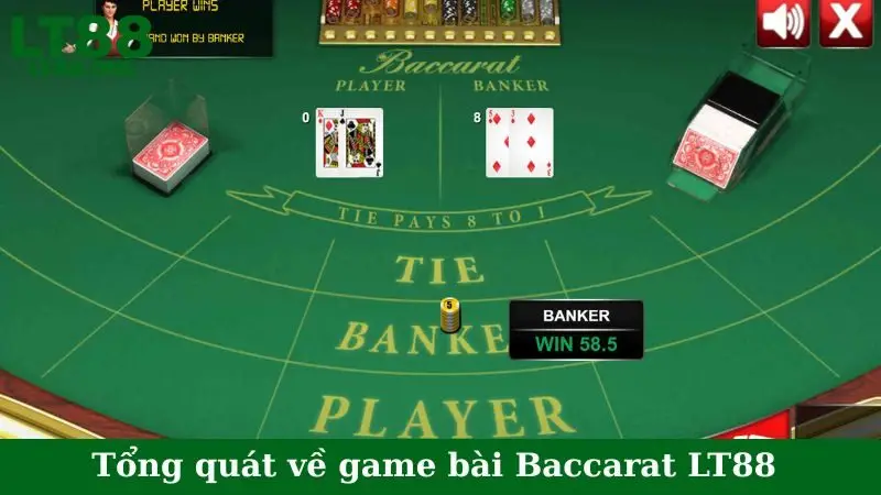 Tổng quát về game bài Baccarat LT88